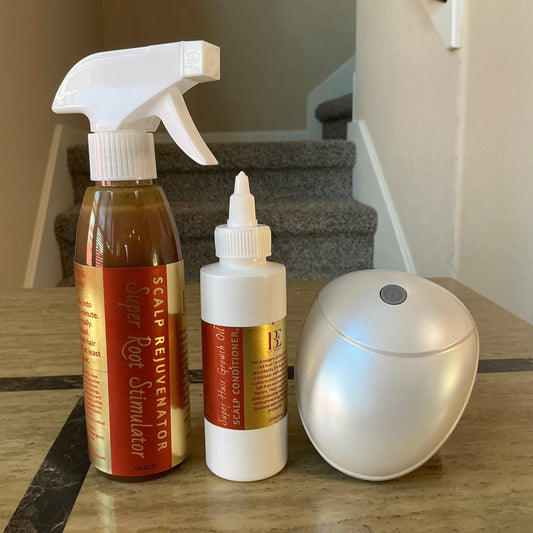 Hair Restoration Starter kit with scalp Massager