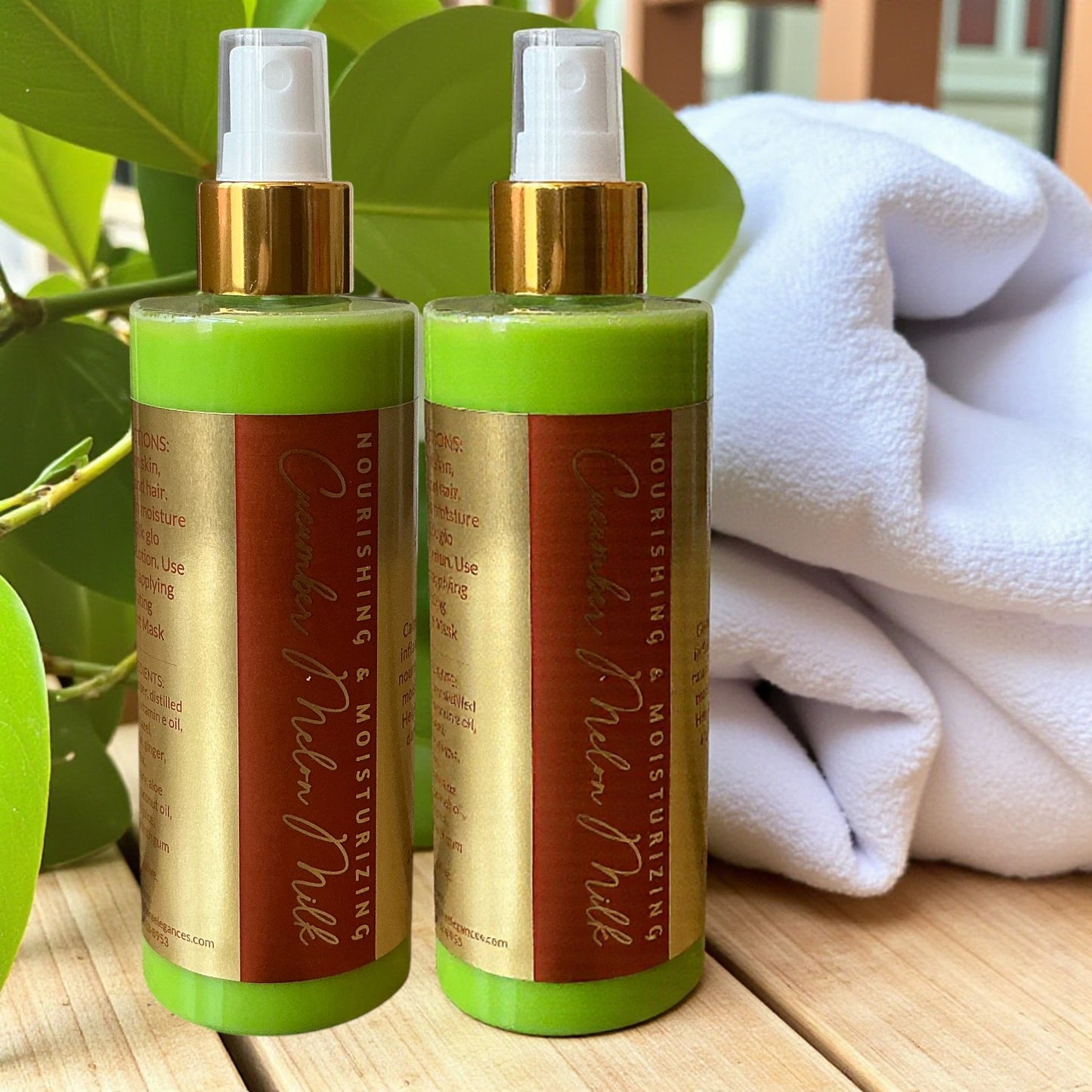 Cucumber Melon Milk with Rice Water