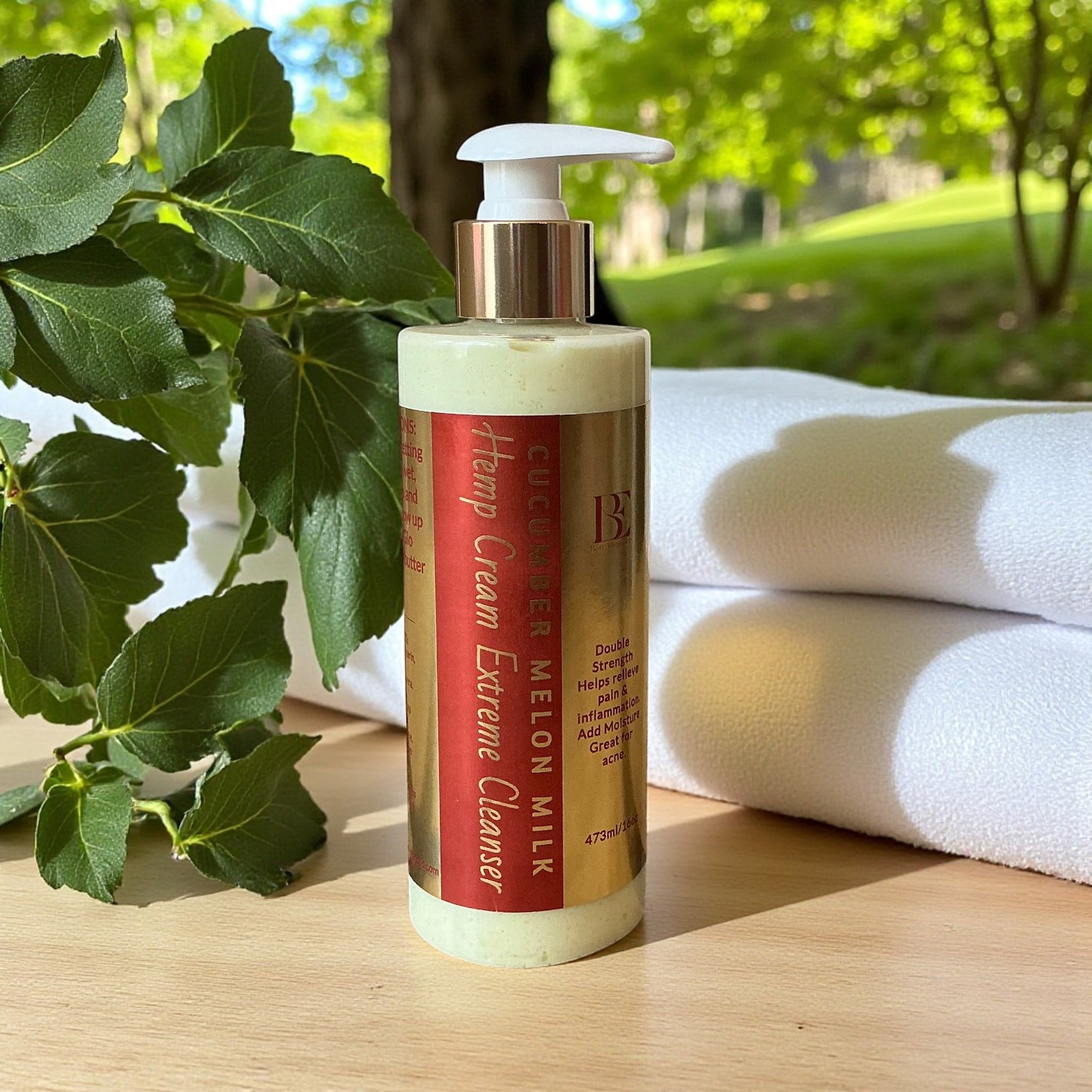 Hemp Cream  Extreme Cleanser Cucumber Melon 8oz